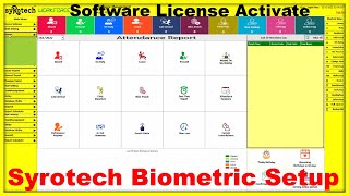 Syrotech Biometric Machine Setup || Biometric Attendance System screenshot 1