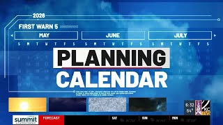 Planning Calendar -- May 8