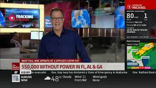 Hurricane Micheal Coverage (9:30pm-10pm) 10/10/2018