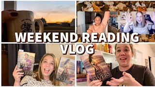 WEEKEND READING VLOG | A VOICE IN THE WIND REACTION, READING SPRINTS, BOOK HAUL & MORE