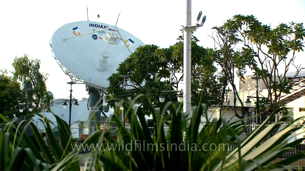 Satellite Dish at International Broadcast Centre (IBC), Delhi