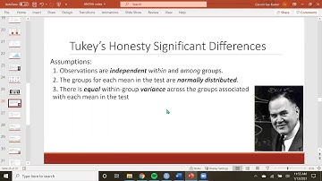 Tukey Honest Significant Differences Post-hoc Comparison Test /// STAT 3050