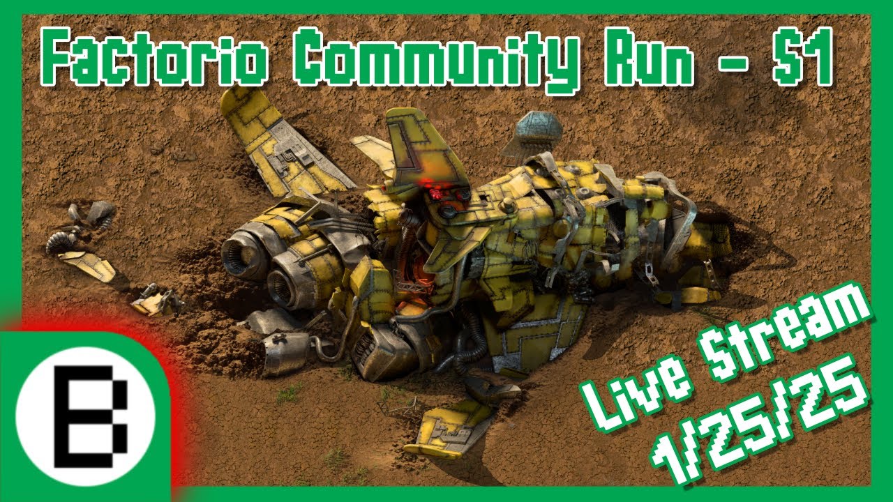 Factorio Community Run - Session 1 LIVE - YouTube