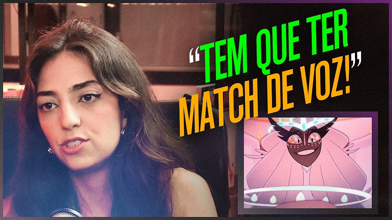 DUBLADORA DAS CANÇÕES DA SERA (HOTEL HAZBIN) fala sobre a ESCOLHA DE VOZES para CANÇÕES e DIÁLOGOS