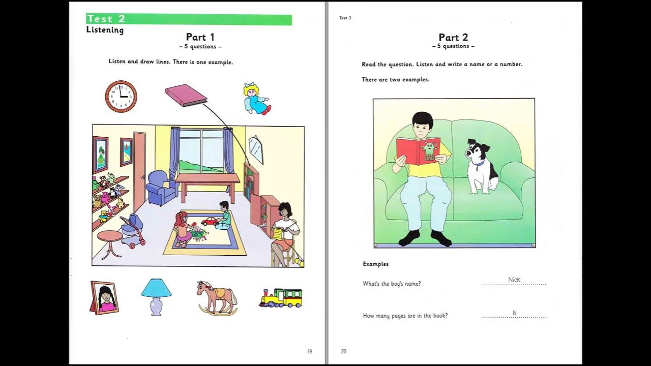 Starters 2. Test 2 listening part 1. ответы starters 1 cambridge english страница пять показать стрелками видео и цифры.