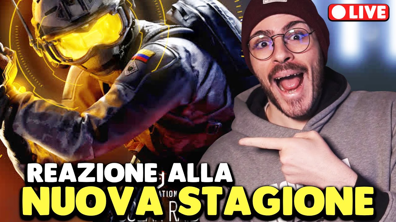 🔴 REAZIONE ALLA NUOVA STAGIONE DI R6!!! - Rainbow Six Siege ITA LIVE ...