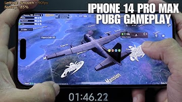iPhone 14 Pro Max PUBG Gameplay | Apple A16 Bionic