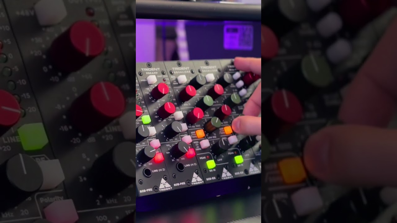 The Trident Audio 80B-EQ modules on RNB