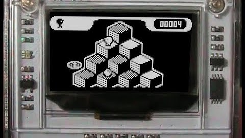 Tiny-Bert (like q-bert classic game)for attiny85 , arduboy , arduino and esp8266 / esp8285