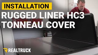 How to Install Rugged Liner HC3 Premium Hard Fold Tonneau Cover on a 2019 Chevy Silverado