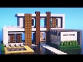 Minecraft : Tutorial Membuat Rumah Modern Di Atas Air ! (Full Interior)