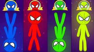 SPIDER-MAN stickman GAME - android GAMEPLAY walkthrough - STICKMAN party 2024 😛😛😛