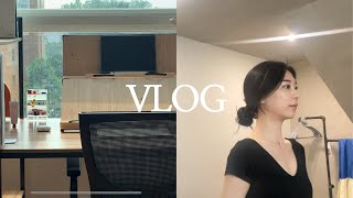 [지혜VLOG] 집 공부가 좋은 공인중개사 수험생 브이로그 ｜공부브이로그,집 공부,따릉이,웨스틴 조선 라운지…