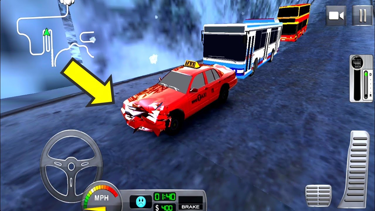 Taxi Driver 3D:Hill Station Game - Best Android Gameplay - 