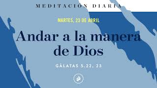 Andar a la manera de Dios – Meditación Diaria