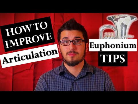 How to improve your ARTICULATION! (Euphonium Tips)