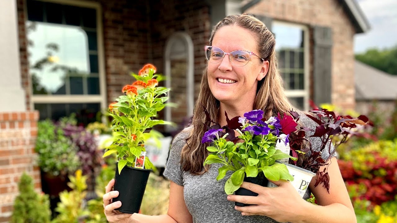FIRST Fall Planter of the Season 🍂🍁 || Planting Fall Containers || Fall Planter Ideas || Fall Garden
