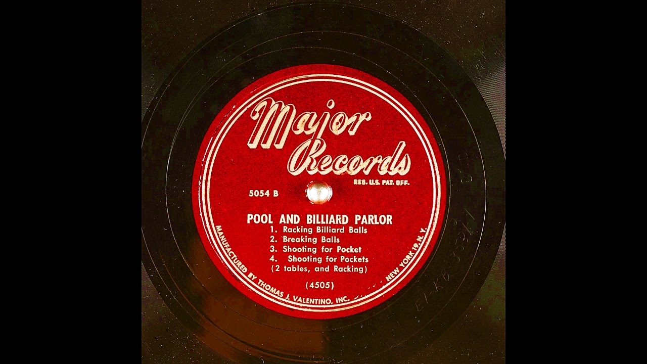 Archival Pool And Billiard Parlor Sound Effects From Major Records (8K