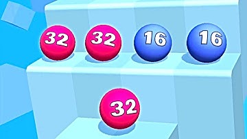 Ball Ladder 2048 ! All Levels Gameplay (412-415) android, ios