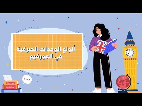 انواع الوحدات الصرفية في المورفيم مع حل التجميعات الرخصة المهنية انجليزي