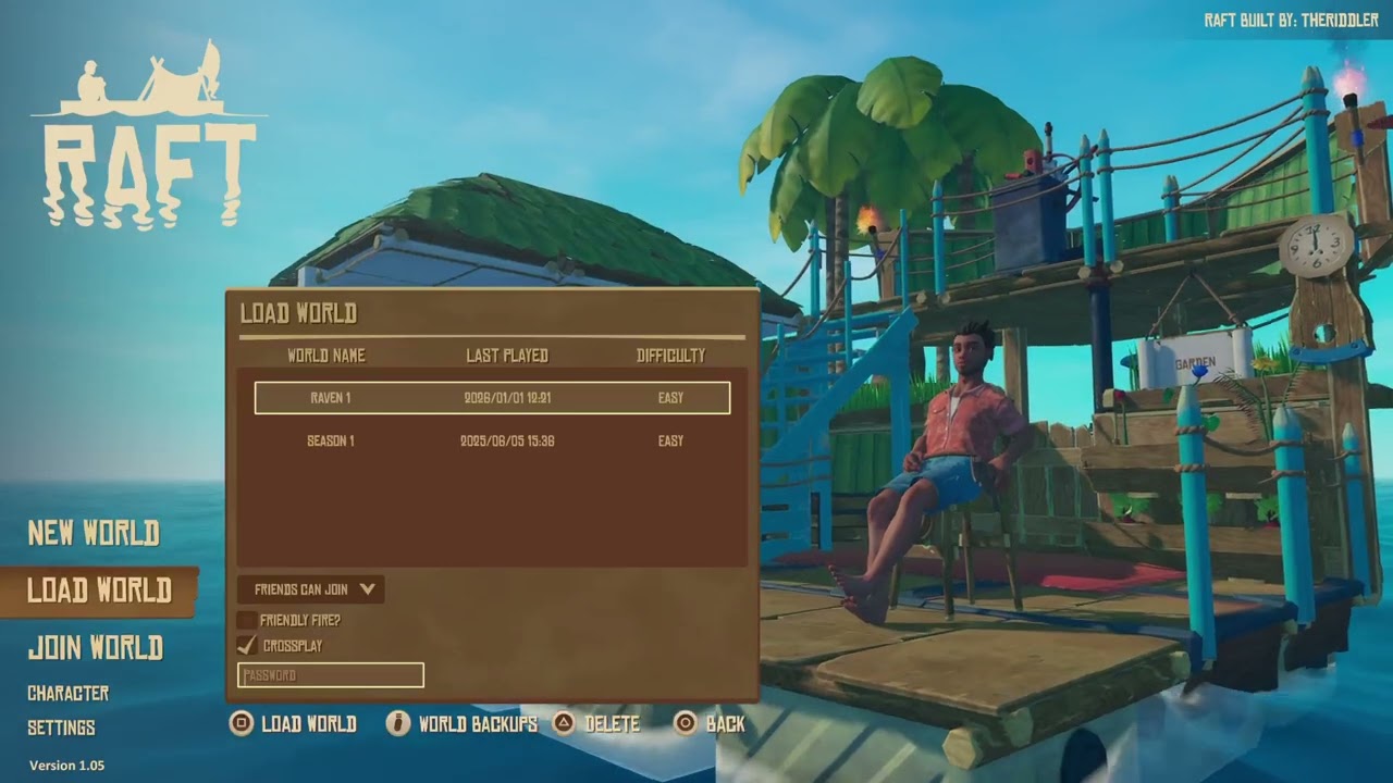 Raft with raven Stream 2