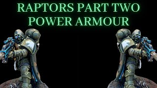 How to Paint RAPTORS SPACE MARINE POWER ARMOUR my way