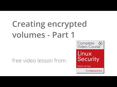 Creating encrypted volumes