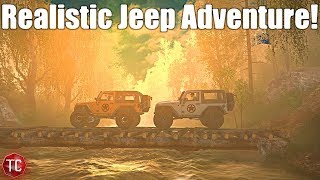 Spintires Mudrunner Realistic Jeep Adventure