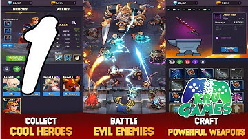 Kingdom Raid: RPG Defense Gameplay Walkthrough #1 (Android, IOS)