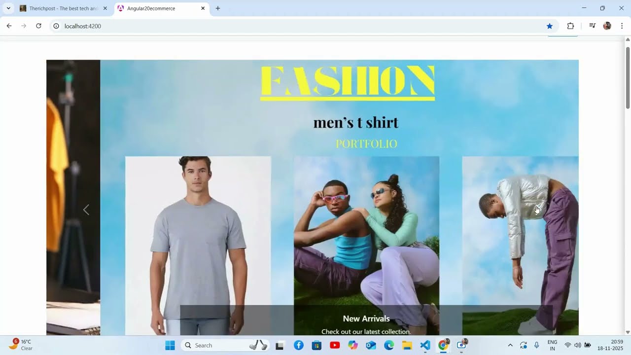 Build a Modern Angular 20 E-Commerce Home Page | From Setup to Launch