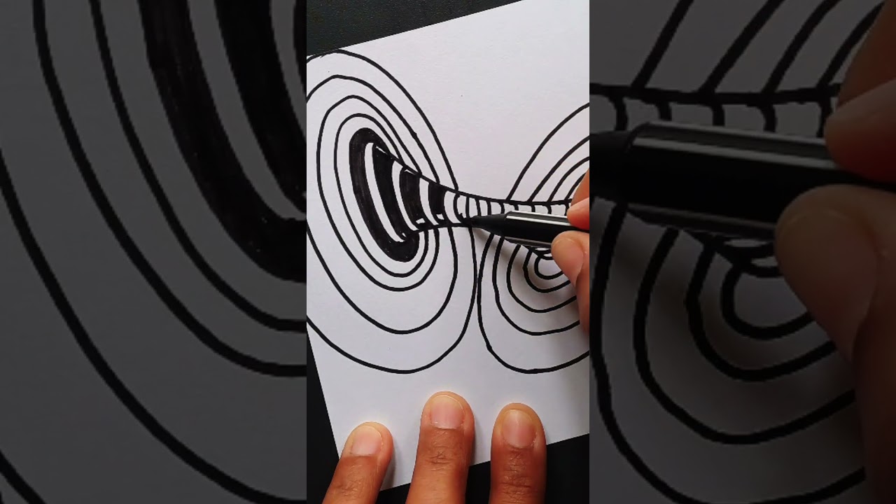 op art drawing ideas
