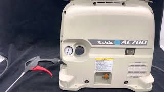 【工具一番館藤枝店】マキタ  AC700 コンプレッサ　動作確認　※音大きめ