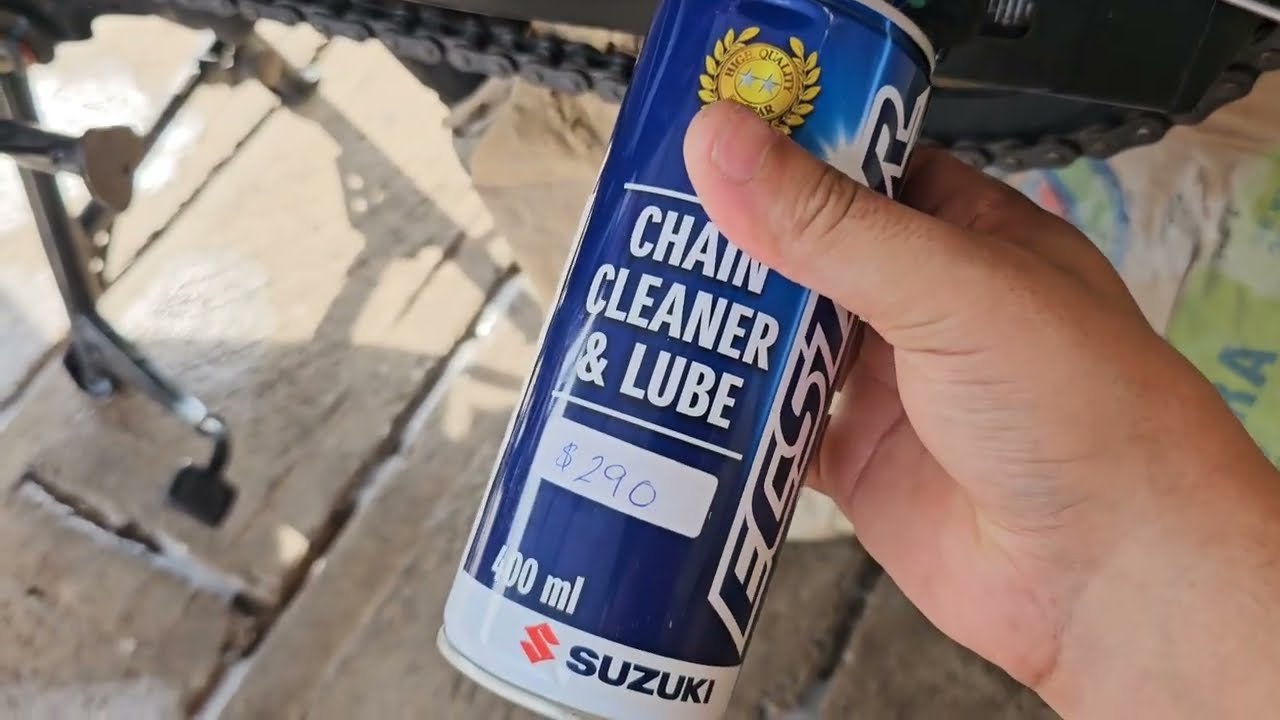 COMO LUBRICAR CADENA DE MOTO PULSAR N250 (SU PRIMER LUBRICADA A LOS CASI 1000 KM.)