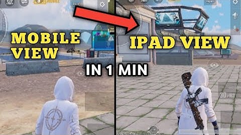 How To Get IPAD View In Version 1.5.0 || PUBG MOBILE || How To Get IPAD View In Android