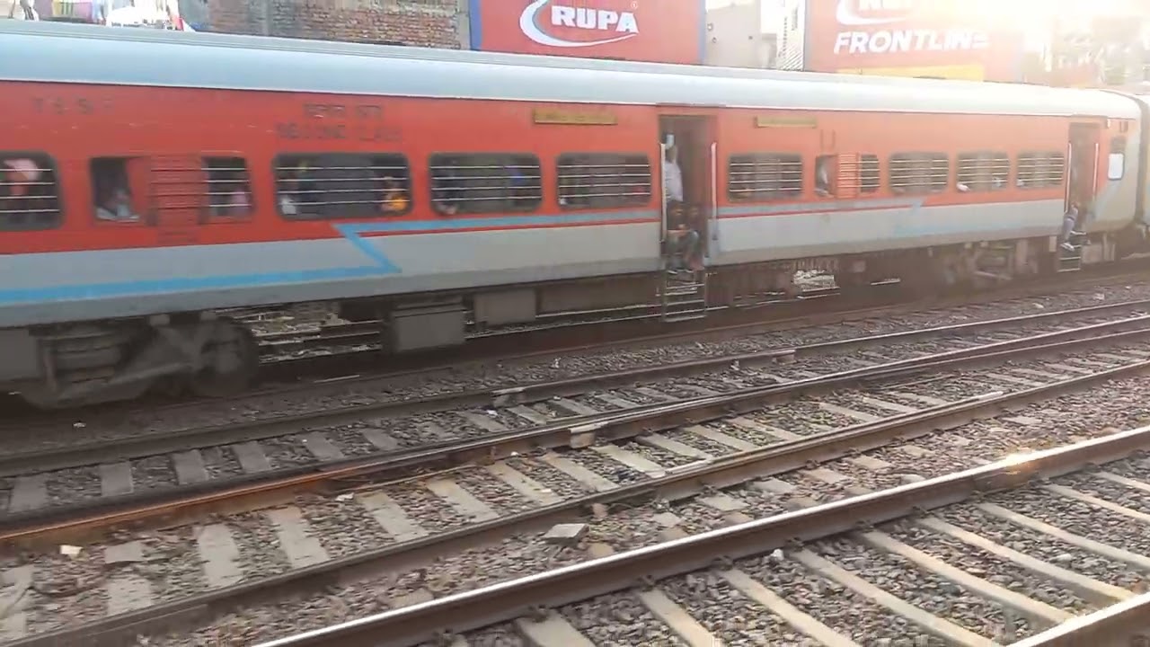 Railway journey Gaziabad to Sahibabad 🚄