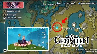 Exquisite Chest at the Huaguang Stone Forest | Hit the Slime | Genshin Impact update 6.1 version