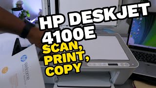How To Scan With Hp Deskjet 4100E To Computer, Adf To Computer, Print And Copy Guide
