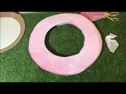 DIY GLAMOROUS BRIDAL / PRINCESS MIRROR WITH CARDBOARD *for cheap*