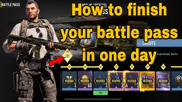 How To Finish Battle Pass In 1 Day/Call Of Duty Mobile/IOS Gameplay