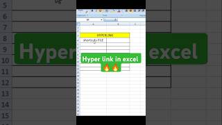 How to add hyper link in excel 🔥🔥 ll #excel #exceltips #exceltricks #excelshortcuts Profile