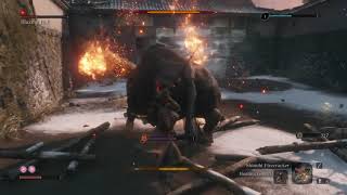 Sekiro: Shadows Die Twice (Blind) - Blazing Bull Boss Fight(?)