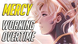 Working Overtime - clutch Mercy plays - Overwatch