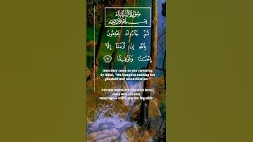 29 ) Surah An-Nisa -سورة ٱلنِّسَاء - (The Women) 4:61-63