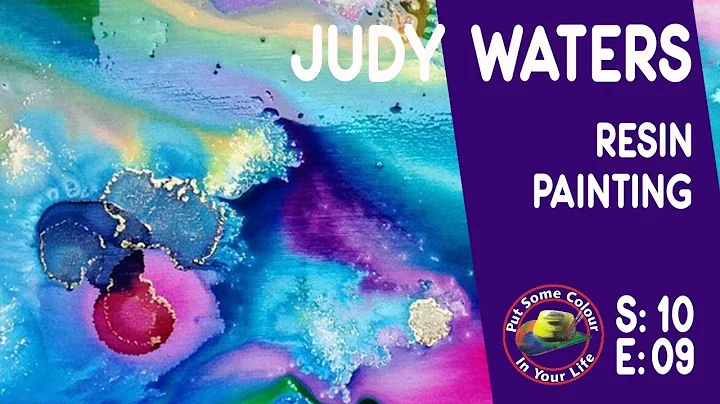 How to create colourful resin paintings with Judy ...