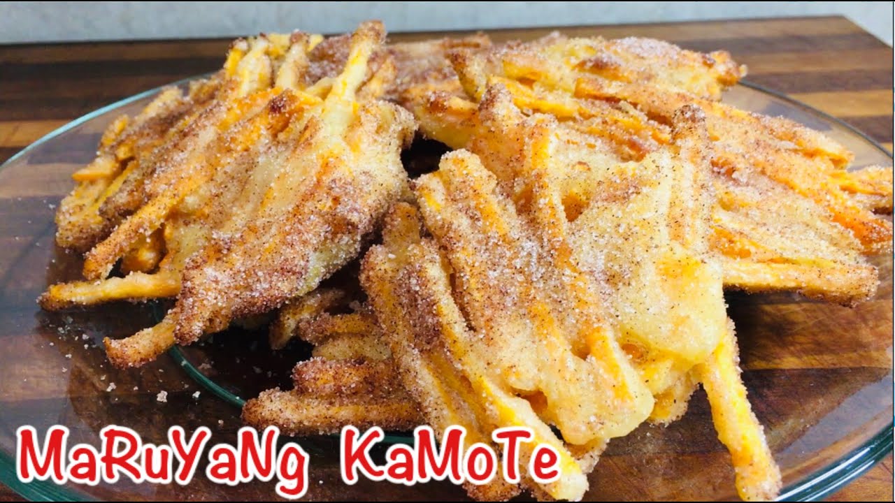 MARUYANG KAMOTE | SWEET POTATO FRITTERS | LUTONG PINOY