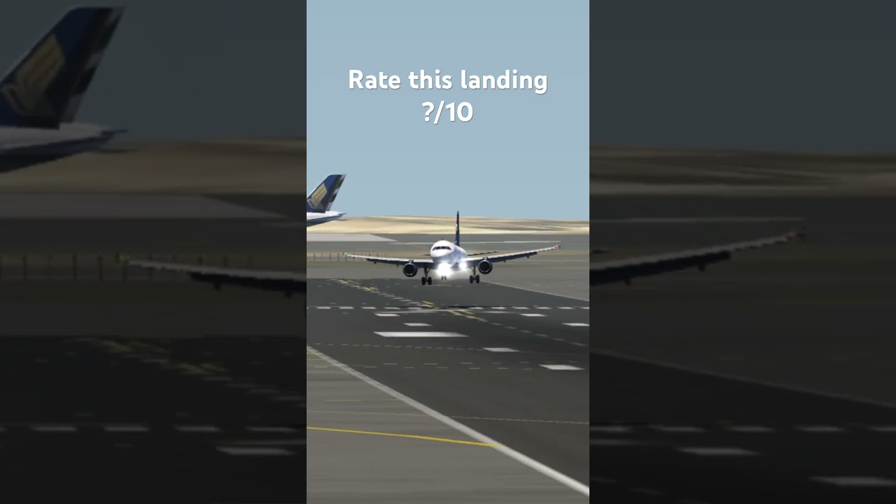 Smooth landing in Dubai | a320 