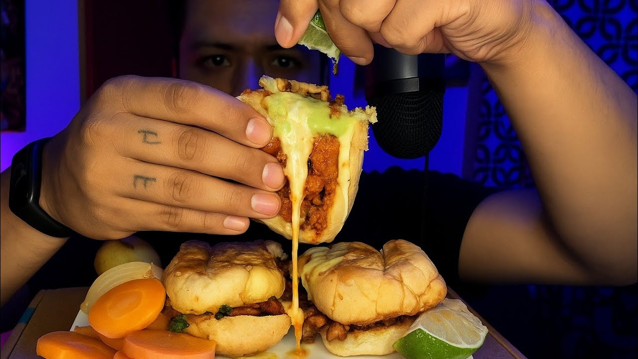 ASMR COMIENDO TORTAS AL PASTOR | LO PERDÍ TODO EN LA INUNDACIÓN 
