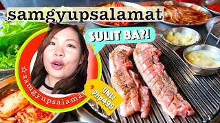 SAMGYUPSALAMAT UNLIMITED KOREAN GRiLL Review| HungreeCatt Eats