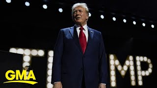 Trump takes the stage at RNC