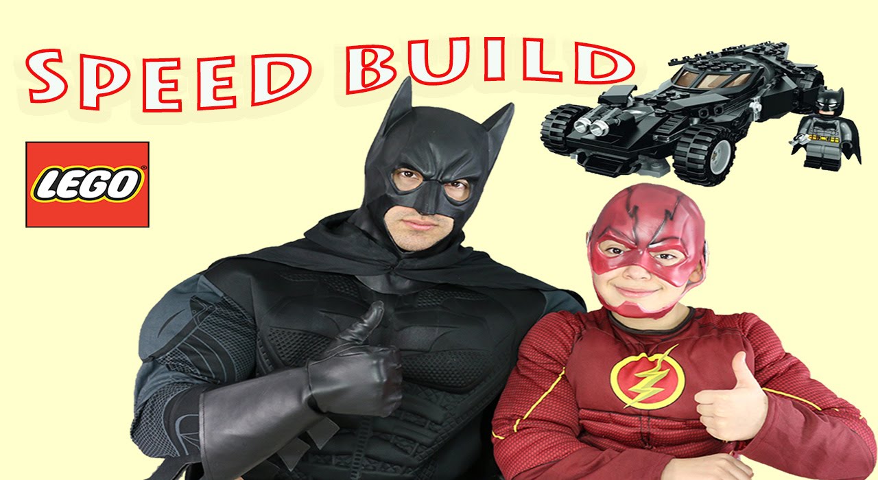 building toys for 3 year olds Batman vs Superman Dawn of Justice Lego Set 76045 Batmobile Flash Speed Build